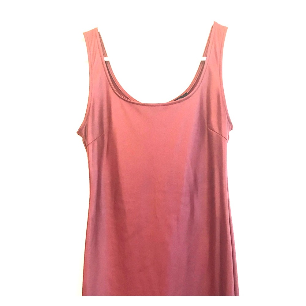 Merlot colored faux leather body con mini dress